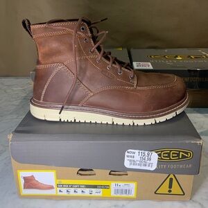 KEEN Utility San Jose Work Boots for Ladies - Brown - 11M